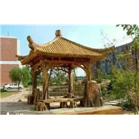 河南仿腐木凉亭