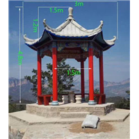 云南木凉亭
