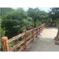 云南仿树皮栏杆 