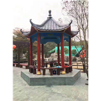 云南仿腐木凉亭