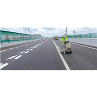 广州城市道路划线
