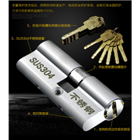 好汉皇冠锁芯超B级C级防盗门锁芯