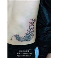 米木刺青TATTOO&乐山纹身店&水墨刺青|翅膀纹身|NEW纹身 