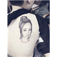 乐山米木纹身TATTOO店%肖像纹身% 