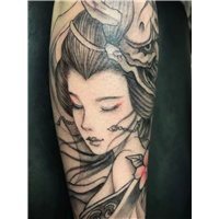乐山米木刺青TATTOO，乐山纹身高级艺**女效果 