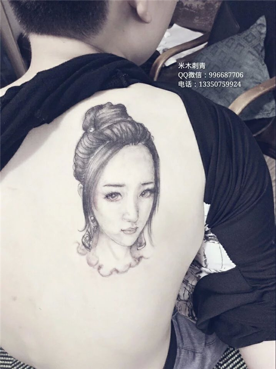 乐山肖像纹身%米木刺青TATTOO%乐山好纹身 