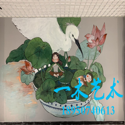 莆田商场墙绘 