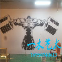 莆田酒吧墙绘 
