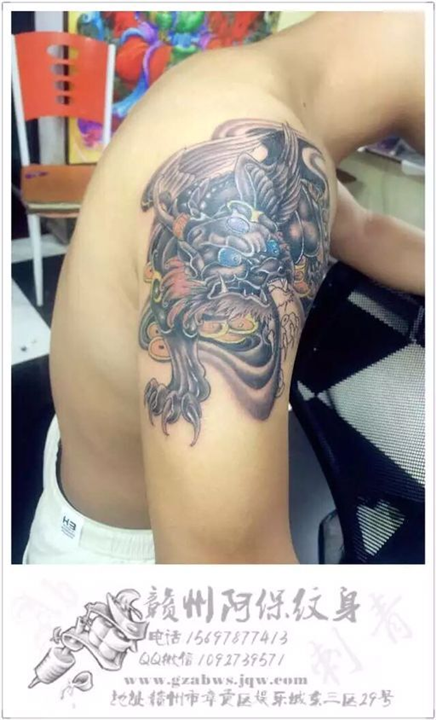 赣州阿保纹身作品14
