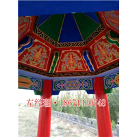 宁夏六角亭彩绘案例施工图