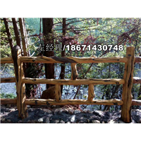 西安仿木游廊多少钱一米咸阳仿木六角亭价格