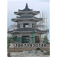 广东清远八角亭施工效果图