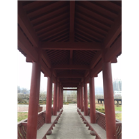南昌小区游廊，亭子，假山施工图纸 