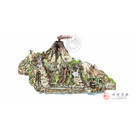 玛雅·火山设计图