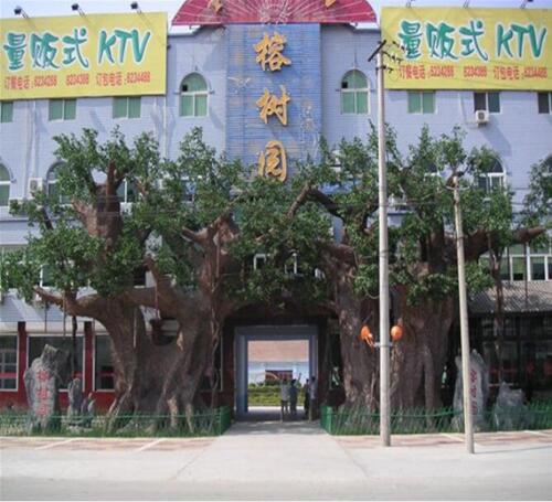 宁夏仿真榕树，石嘴山园林假山制作 