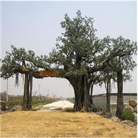 石嘴山仿木廊坊，石嘴山仿木树桩 