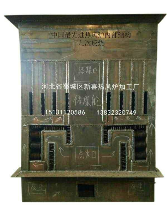 中国**的热风炉内部结构图 