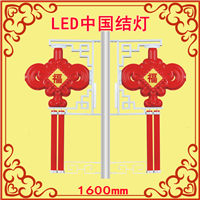 路灯杆张挂灯笼中国结生产厂家在哪里