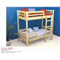 郑州儿童家具|原木双人床 