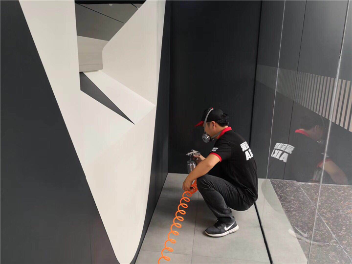 温州万科学府甲醛治理现场 