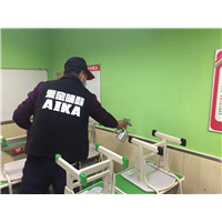 温州幼儿园空气治理现场 