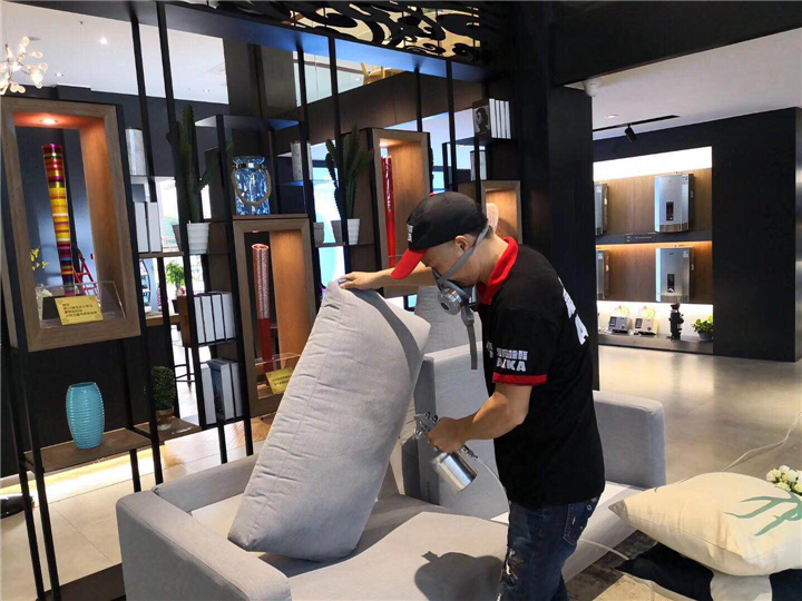 温州某小区甲醛治理现场 