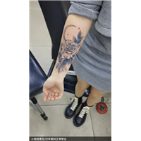 石狮纹身作品