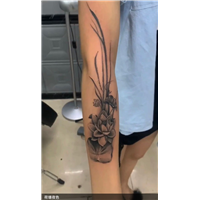 石狮关公纹身 