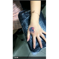 石狮传统风格纹身 