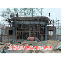 陕西农村仿古六角戏楼施工案例