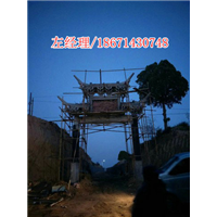 两柱三楼牌楼建造队伍，亭子设计施工