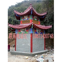 防腐亭子制作施工，仿古木质亭子