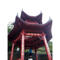 江西南昌南昌仿古双层亭子施工案例 