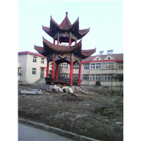 陕西彬县六角双层亭子施工队伍 