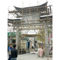 咸阳秦都区路口牌楼 