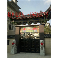 农村围墙仿古牌楼效果图 
