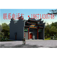 江西农村祠堂施工图 