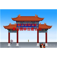 陕西渭南市专业建造牌楼施工队伍 
