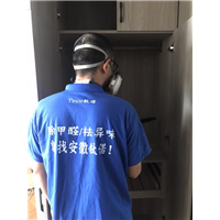 芜湖滨江世茂甲醛治理现场