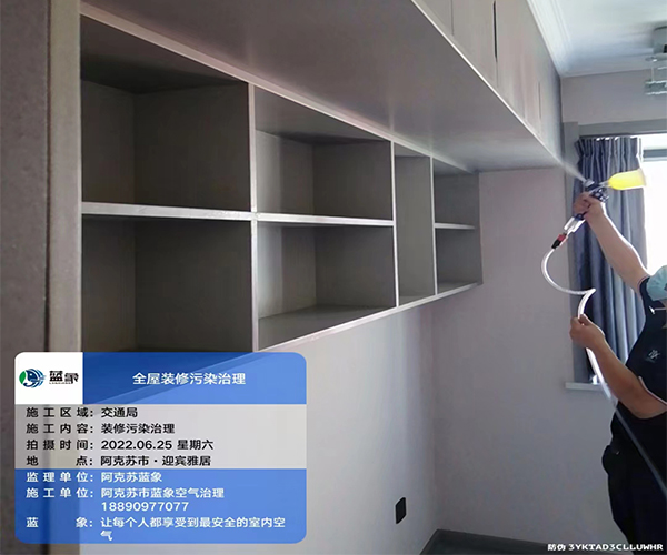 阿克苏甲醛检测治理