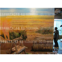 成都样板间彩绘