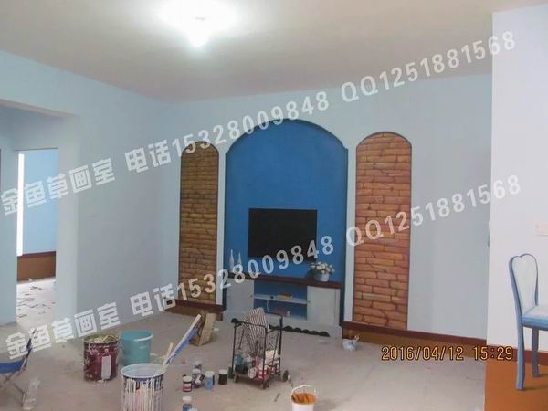 成都3D立体画墙绘