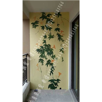 成都酒店墙绘