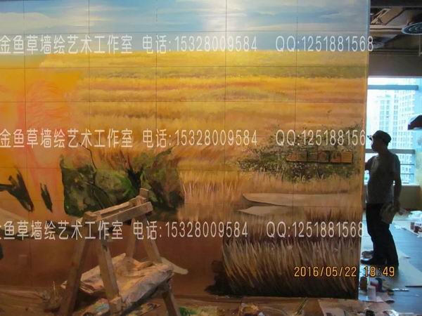 成都样板间彩绘