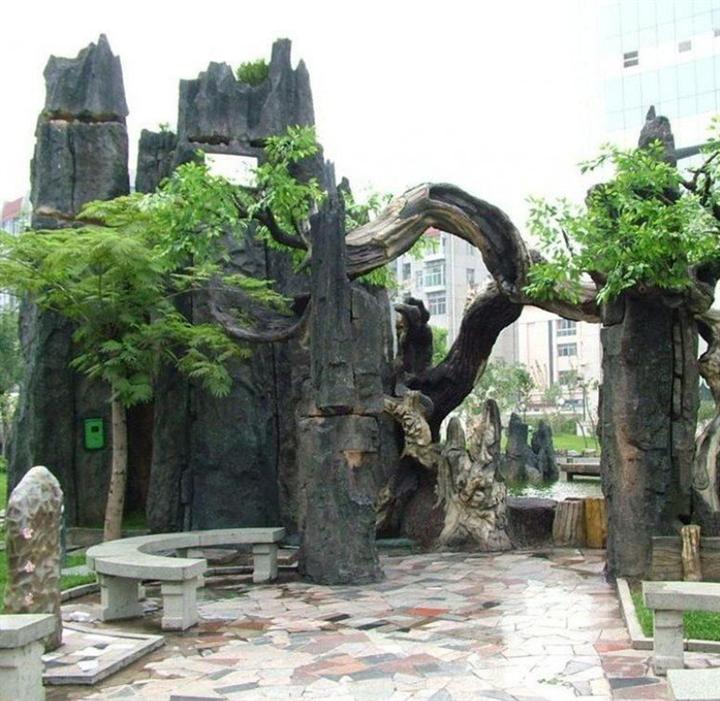 广东仿真树，广东仿木廊坊，广东仿木树桩