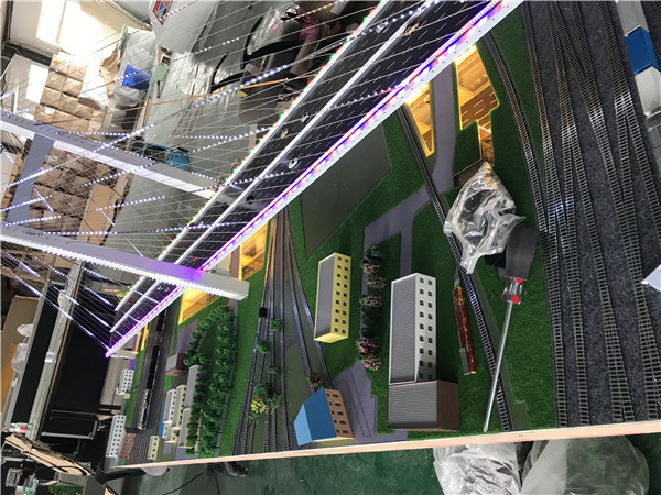 农业路高架桥模型制作 