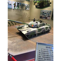 西安99式主战坦克模型制作 