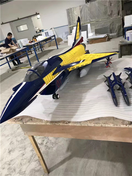 高平歼十B战斗机解剖模型制作 