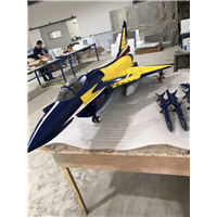 高平歼十B战斗机解剖模型制作 