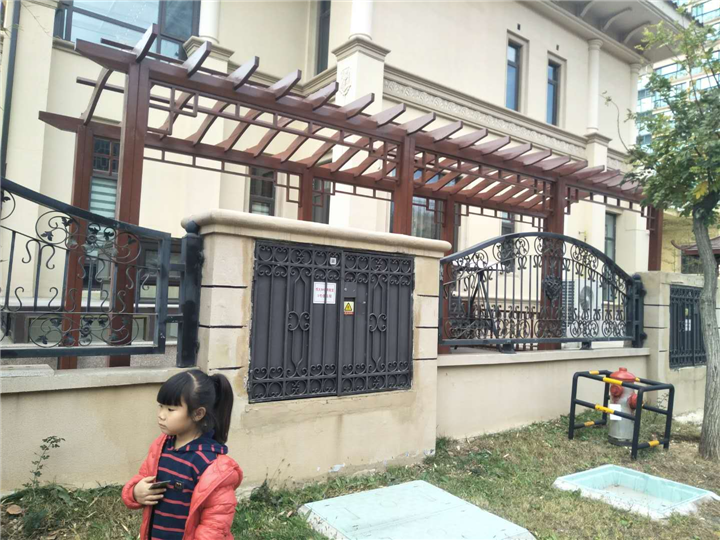 广安防腐木葡萄架